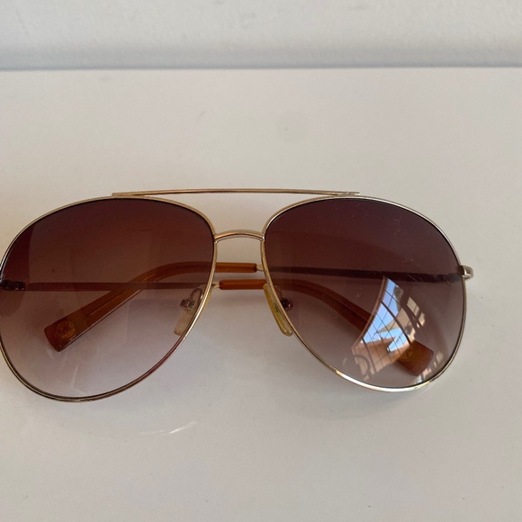 Michael Kors Gold Aviator Sunglasses main image 12